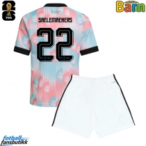 Belgia Alexis Saelemaekers #22 Bortedraktsett Barn VM 2026 Kortermet (+ Korte bukser)
